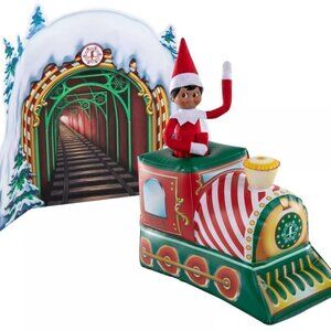 NWT - Peppermint Inflatable Train Ride Elf on the Shelf